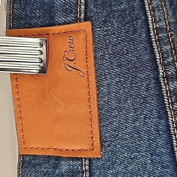 J. Crew Slim Boyfriend Jeans Dark Wash w Distressed Faded Look at Pockets - Picture 11 of 17